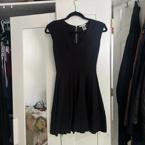 Bar III Fit & Flare Black Dress
